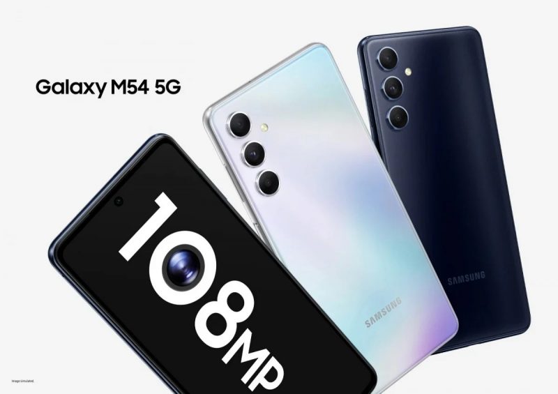 Samsung Galaxy M54 5G.