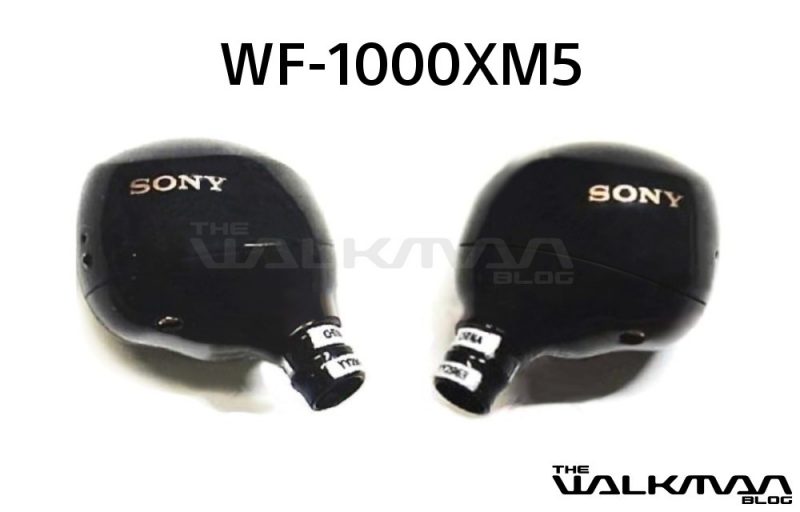 WF-1000XM5-kuulokkeet ilman korvakäytävän sulkevia tulpiia. Vuotokuva: The Walkman Blog.