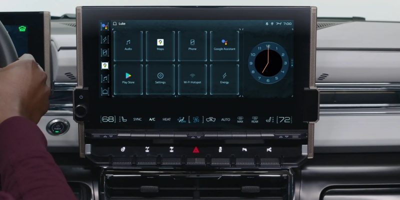 Hummer EV:ssä on jo Android Automotive -käyttöjärjestelmä.