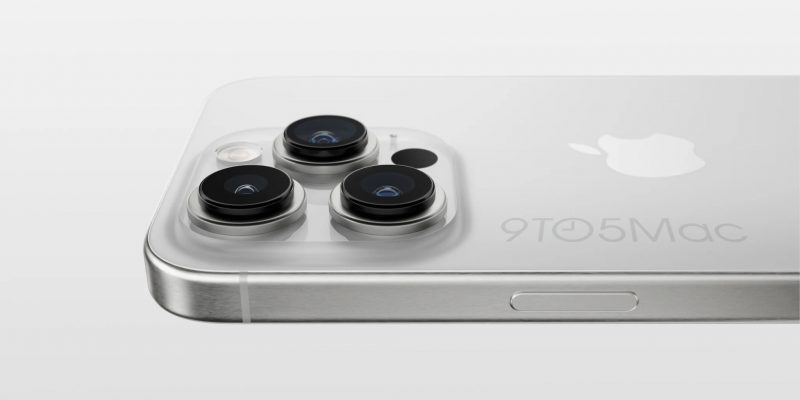 Kamerat ovat iPhone 15 Prossa entistäkin paksummat. Kuva: 9to5Mac.