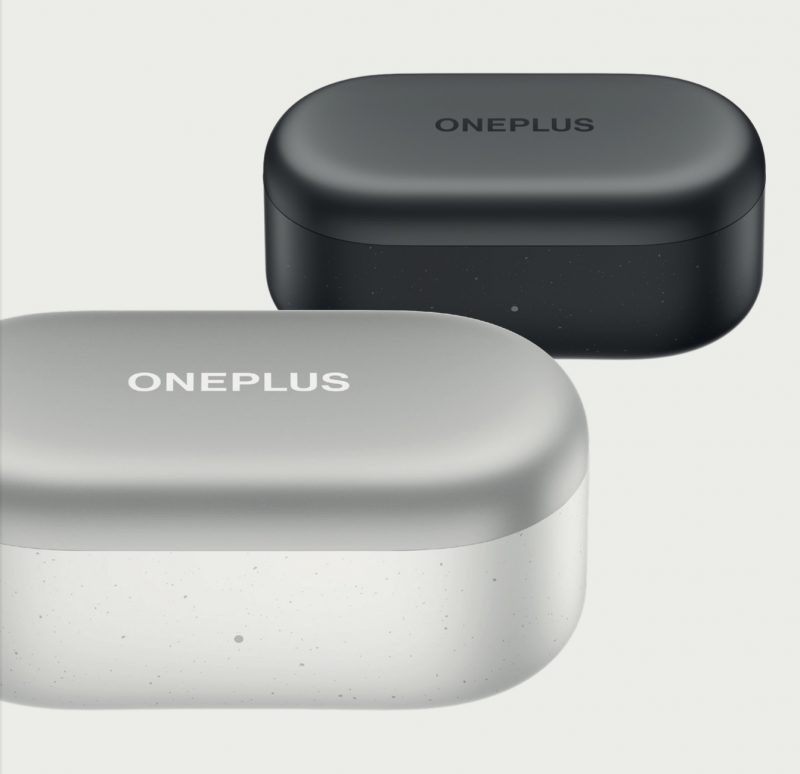 OnePlus Nord Buds 2 -latauskotelossa on kaksisävyinen väritys.