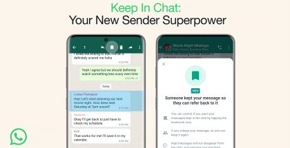 WhatsApp saa uuden Keep in Chat -ominaisuuden.