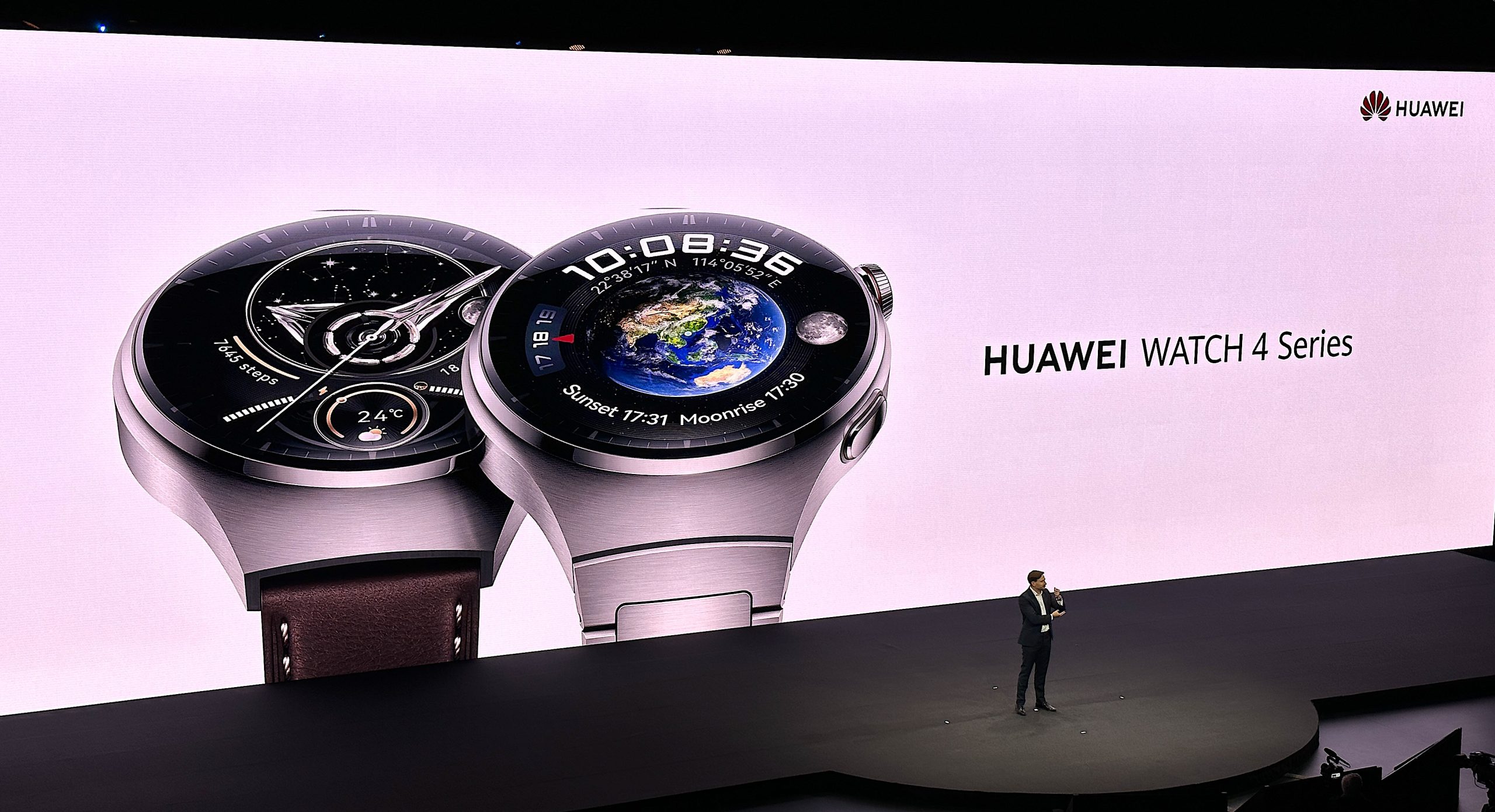 Huawei julkisti Watch 4 -älykellot lanseeraustilaisuudessa Münchenissä, Saksassa.
