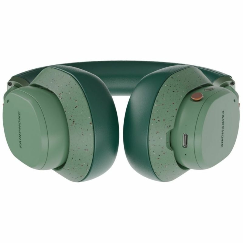 Fairbuds XL kuulokkeet vihreänä.