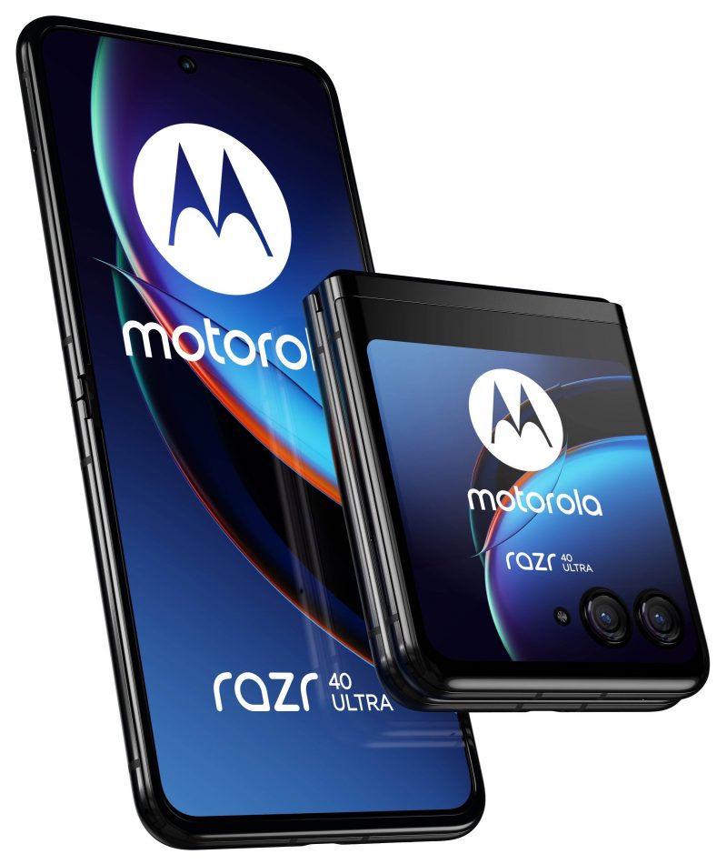 Motorola Razr 40 Ultra, Infinite Black. Kuva: Evan Blass / Twitter.