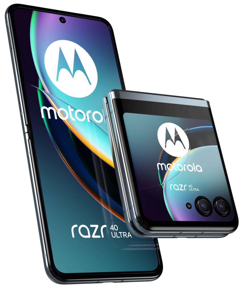 Motorola Razr 40 Ultra, Glacier Blue. Kuva: Evan Blass / Twitter.