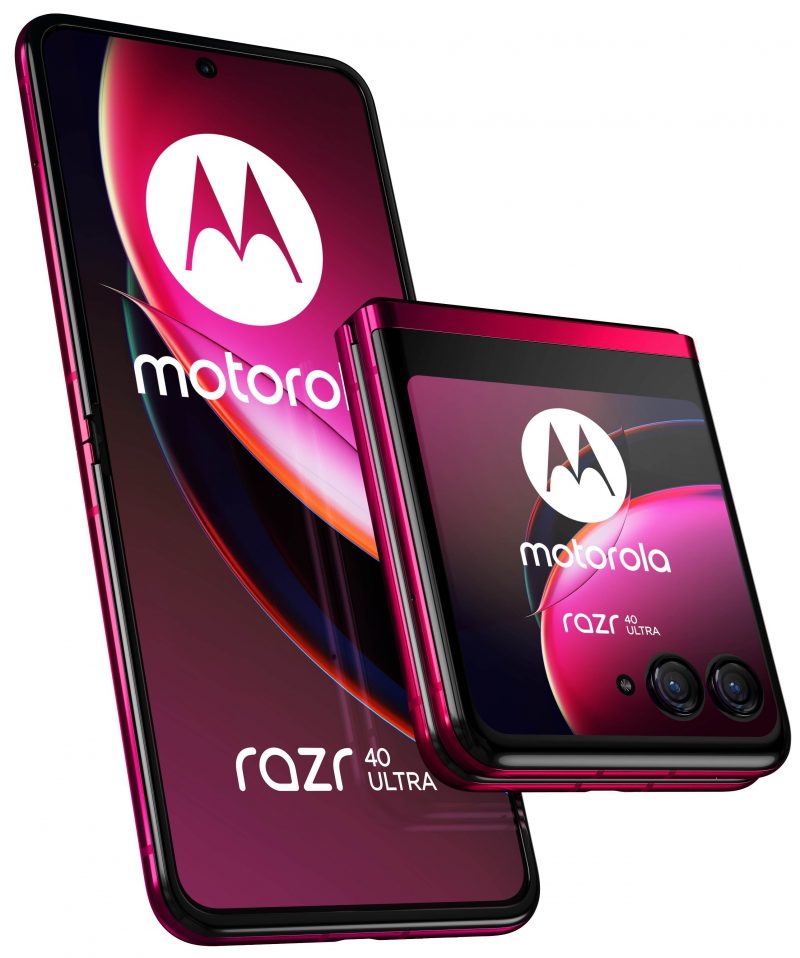 Motorola Razr 40 Ultra, Viva Magenta. Kuva: Evan Blass / Twitter.