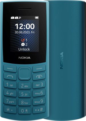 Nokia 106 4G (2023), Ocean Blue.