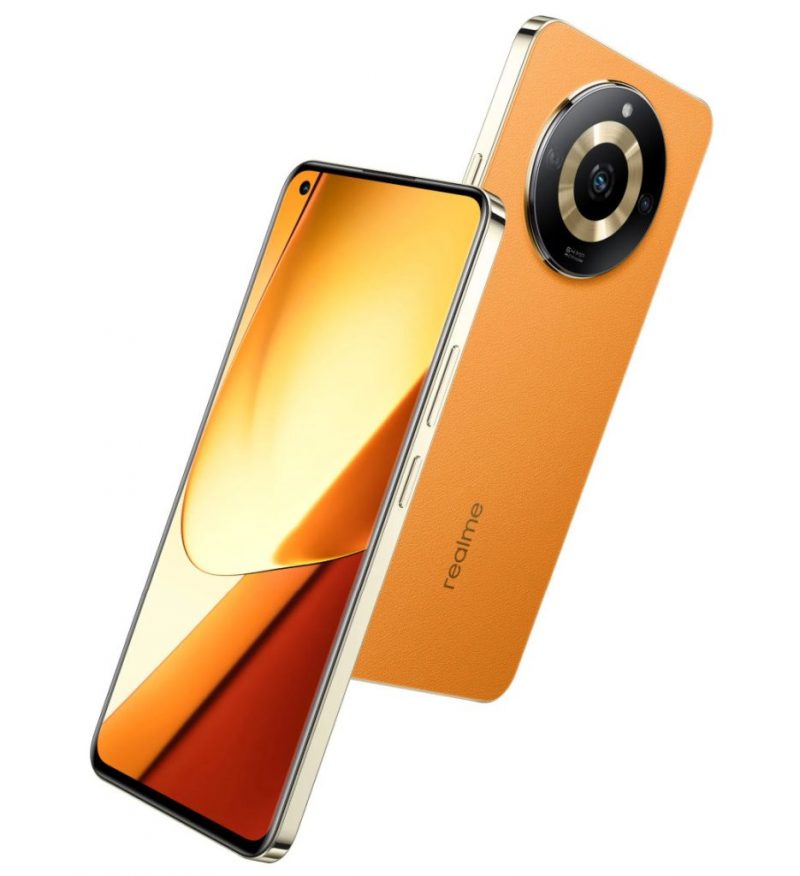 Realme 11 oranssina.