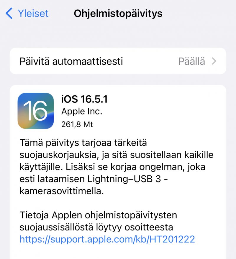 Ios 16.5.1 Dicas