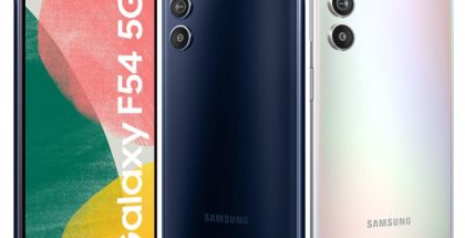 Samsung Galaxy F54 5G kahtena eri värivaihtoehtona.
