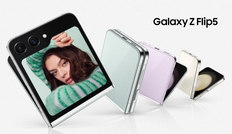 Samsung Galaxy Z Flip5.