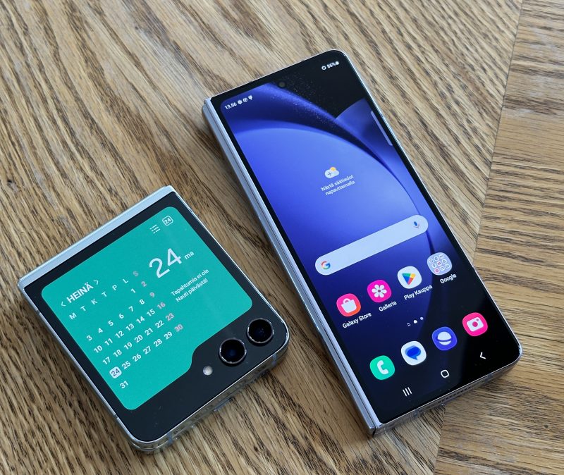 Galaxy Z Flip5 on uudistunut Samsungin taittuvista puhelimista selvästi enemmän.