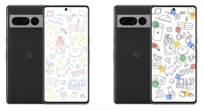 Googlen 25-vuotista histroiaa juhlistavat taustakuvat Pixel-puhelimissa.
