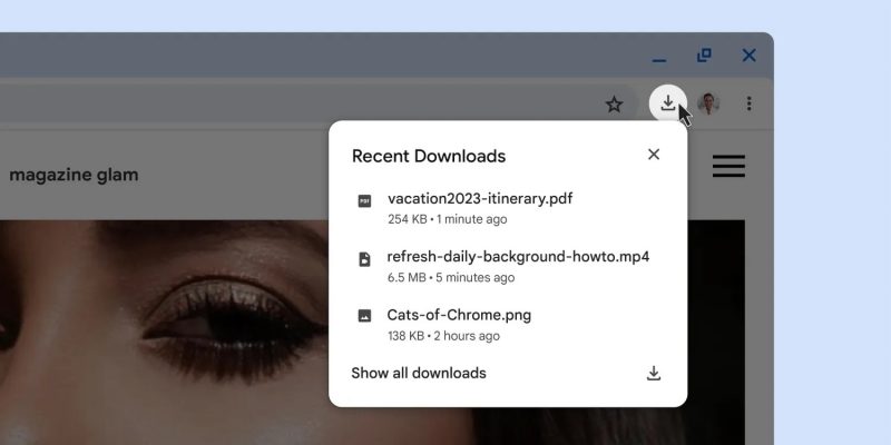 Google Chrome alkaa kertoa tiedostolatauksista uudella tavalla.