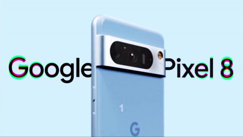 Google Pixel 8 Pro. Kuvankaappaus vuotaneelta mainosvideolta.