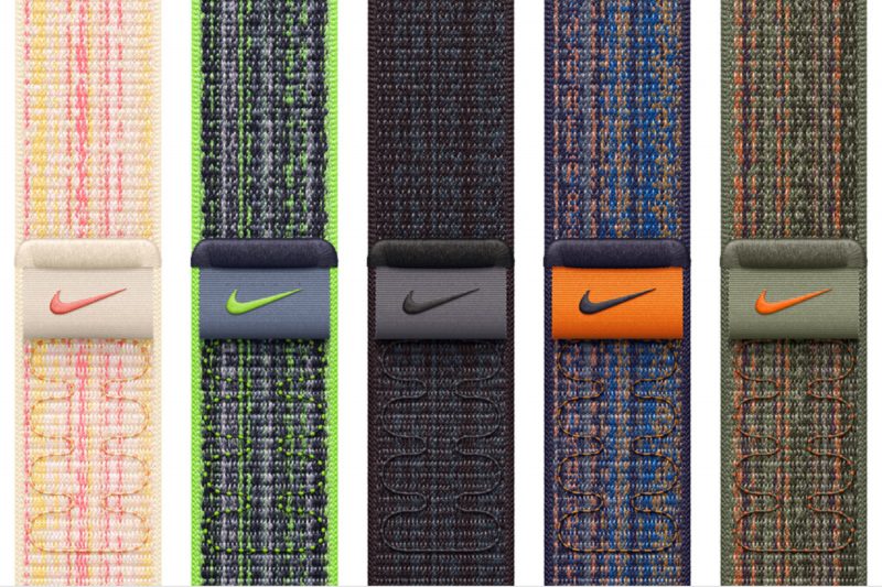 Nike Sport Loop -ranneke eri väreissä.