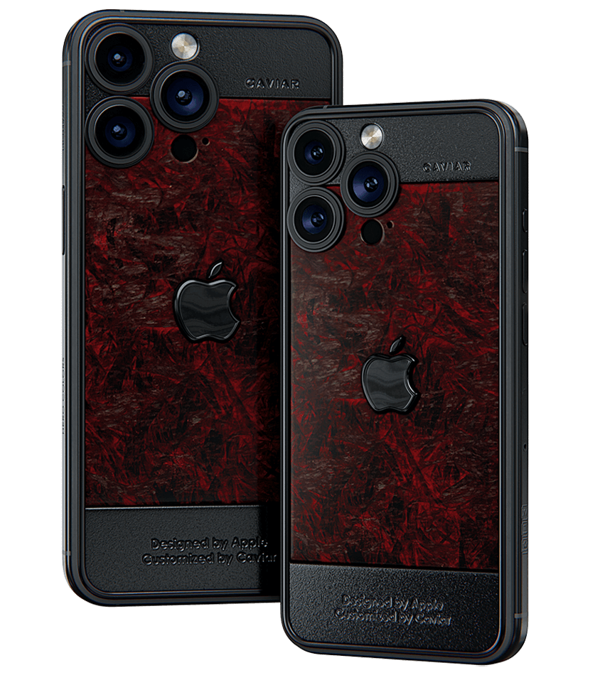 Caviarin iPhone 15 Pro -erikoisversio Dark Red.