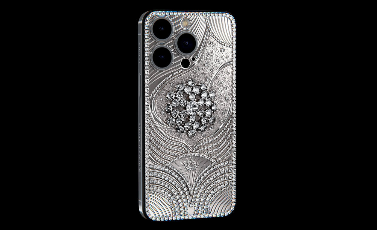 Caviarin iPhone 15 Pro -erikoisversio Diamond Snowflake.