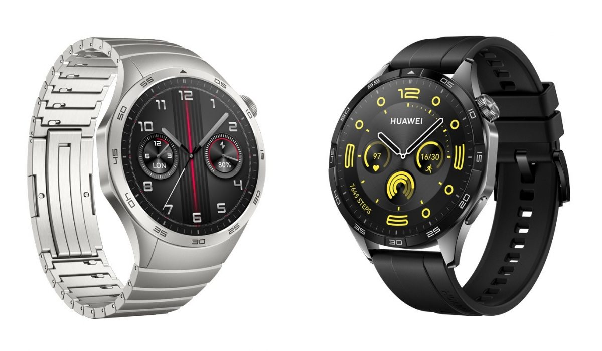 Huawei Watch GT 4:n 46 millimetrin koon tyyliversiot.