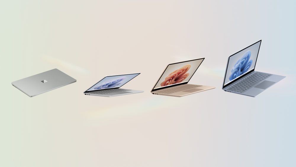 Surface Laptop Go 3 eri väreissä.