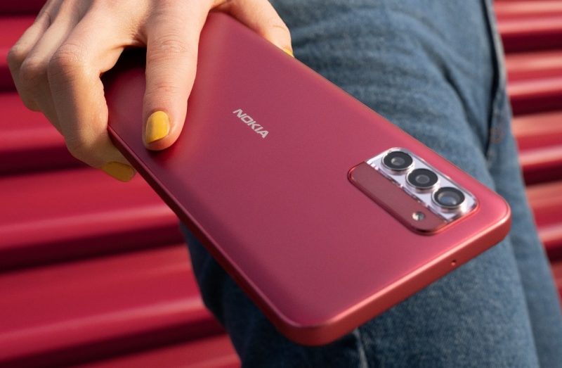 Tältä pinkki Nokia G42 5G näyttää.