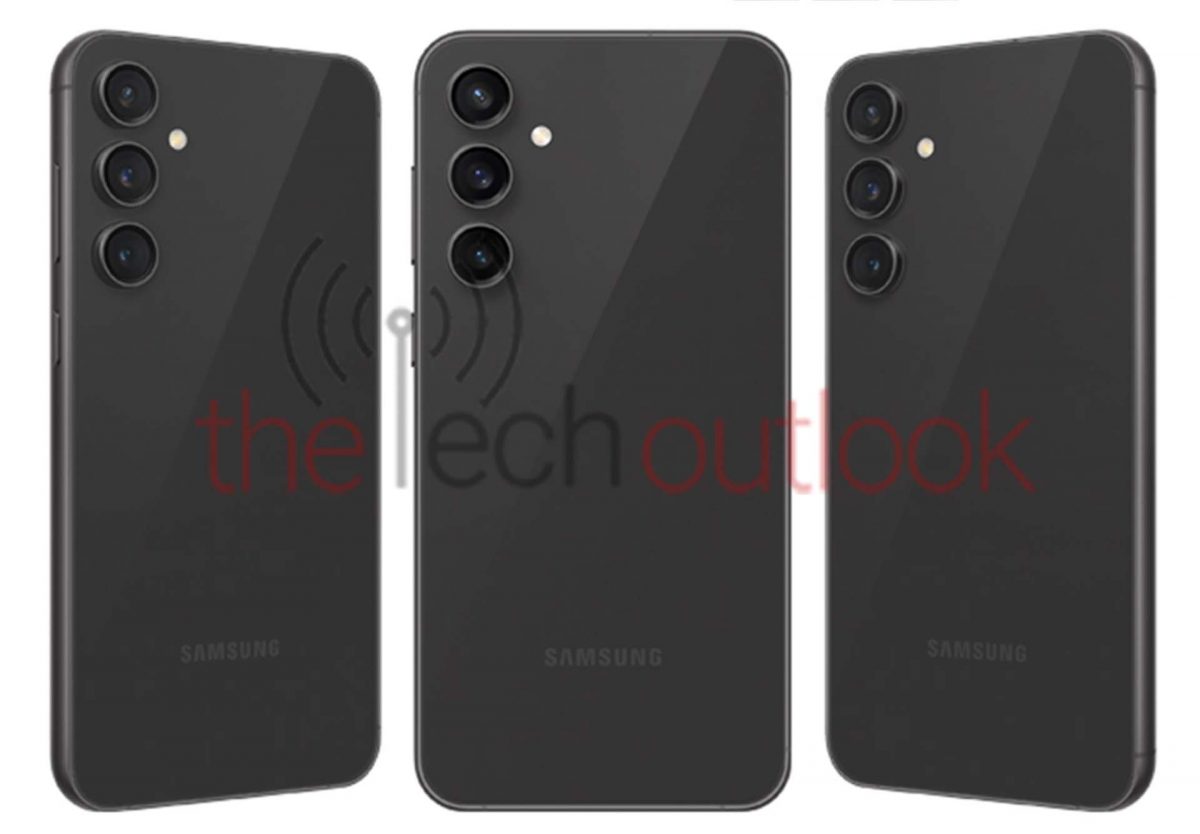 Samsung Galaxy S23 FE takaa. Kuva: The Tech Outlook.
