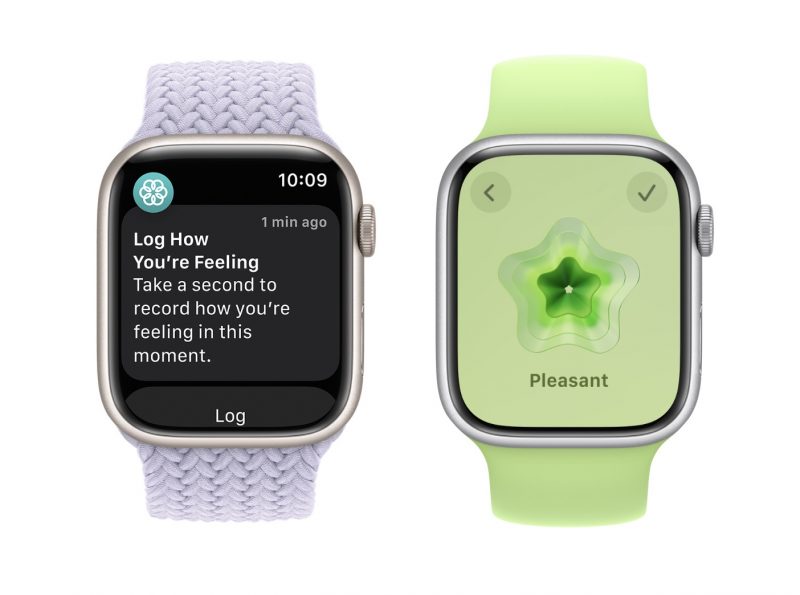 watchOS 10:ssä Apple panostaa mielenterveyden tukemiseen helpottamalla mielialan kirjaamista ylös.