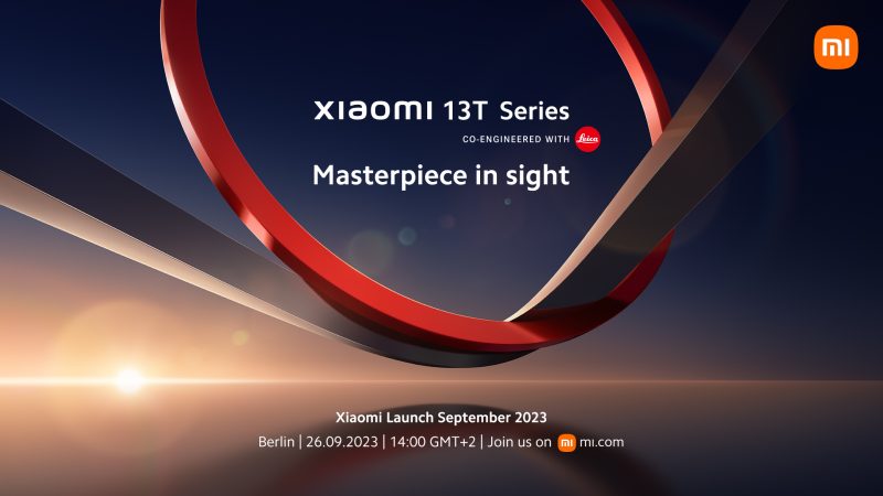 Xiaomi 13T -sarjan lanseeraus tapahtuu 26. syyskuuta Berliinissä.