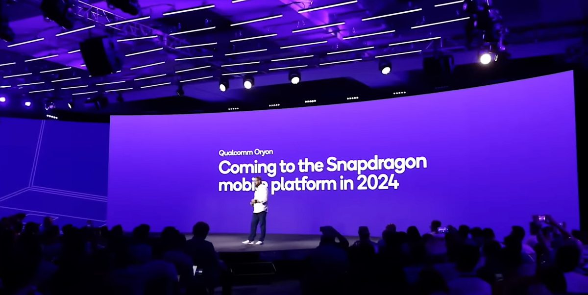 Qualcomm Oryon tulee myös Snapdragon-mobiilialustalle vuonna 2024.