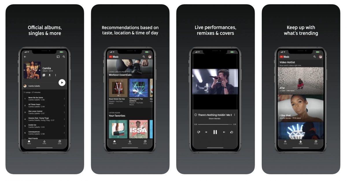YouTube Music iPhonelle.