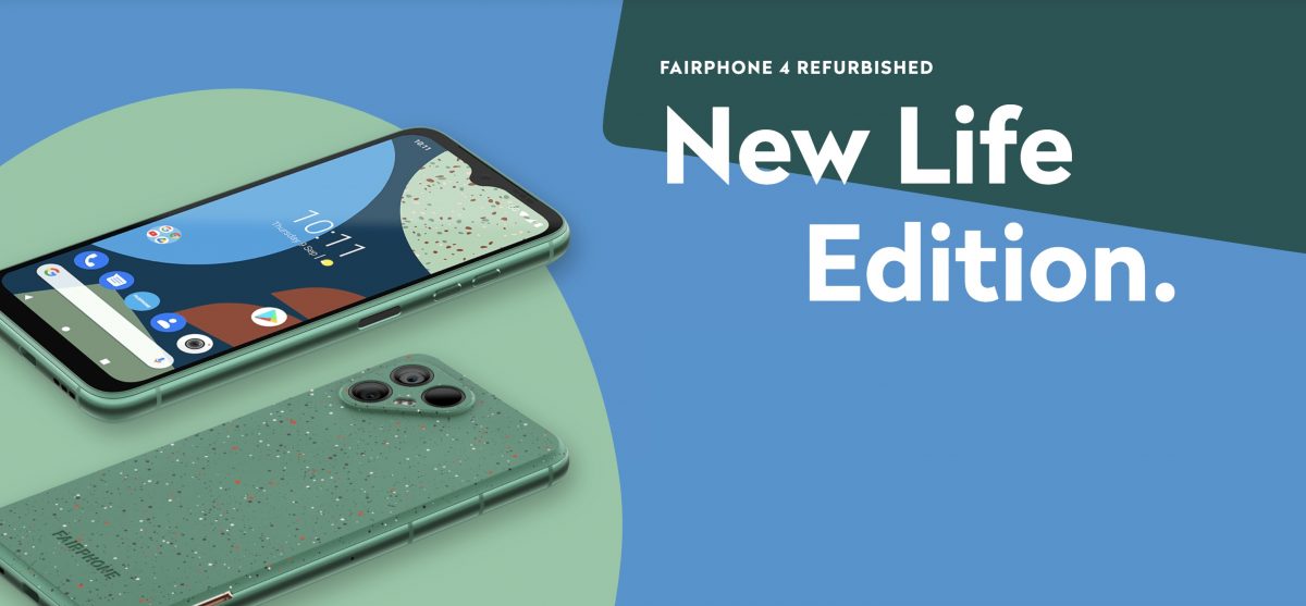 Fairphone 4 New Life Edition.