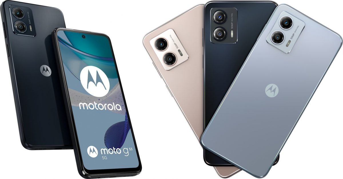 Motorola Moto G53 5G.