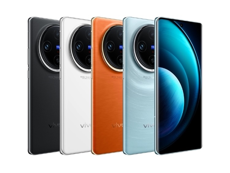 Vivo X100 Pro eri väreissä.