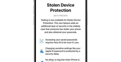 iOS 17.3:n ensimmäinen beeta toi testattavaksi uuden Stolen Device Protection -ominaisuuden.
