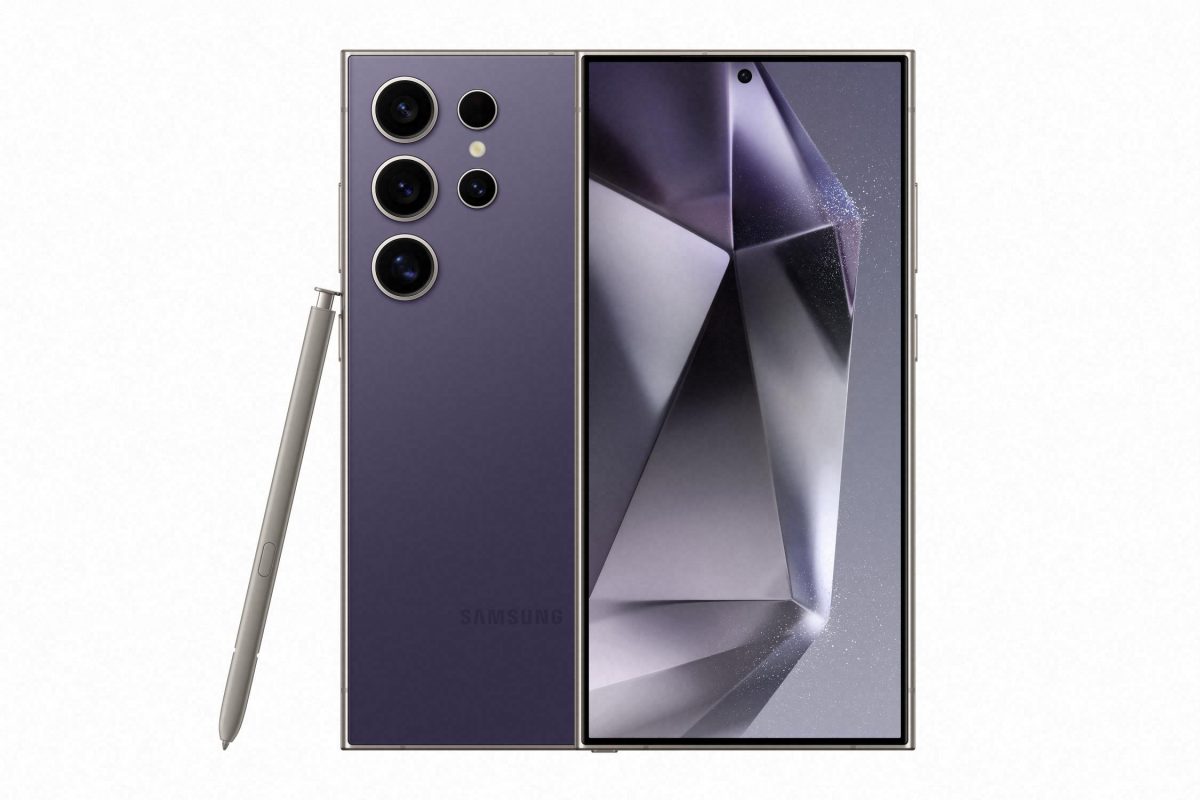 Samsung Galaxy S24 Ultra, Titanium Violet.