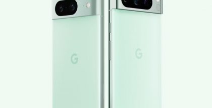 Google Pixel 8 ja Pixel 8 Pro vihreänä Mint-värivaihtoehtona.