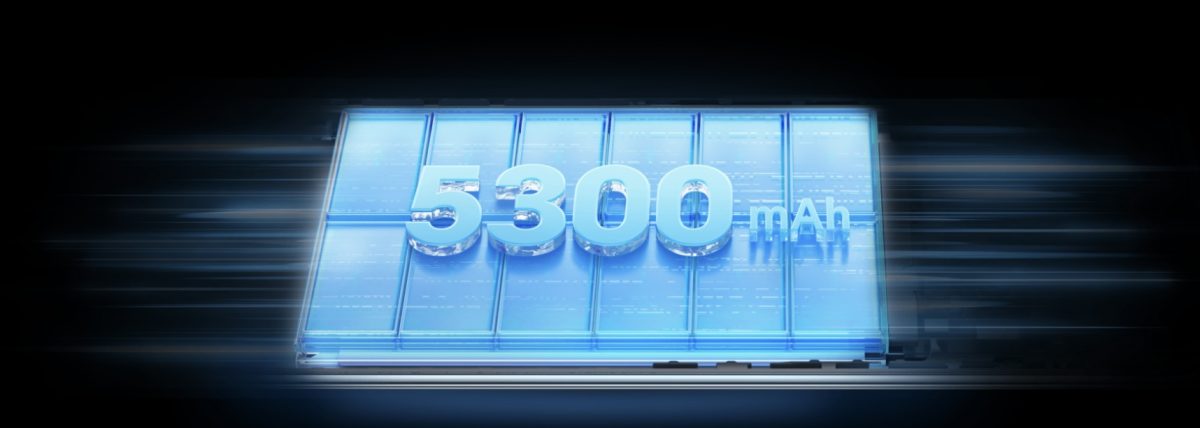 Magic6 Litessä on 5 300 milliampeeritunnin akku.