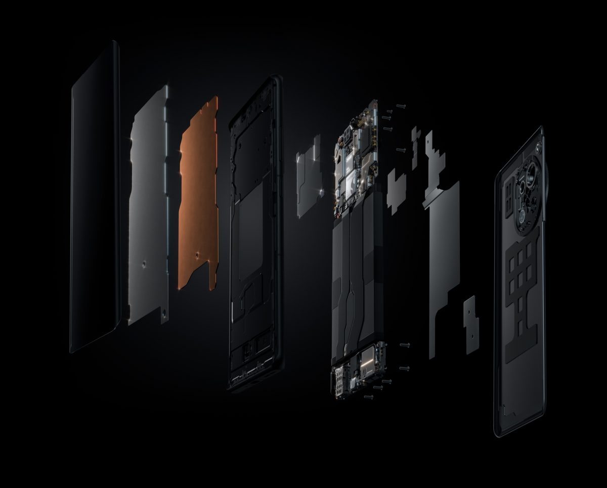 OnePlus 12R:n rakenne.