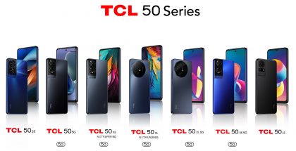 TCL 50 -sarjan älypuhelimet.