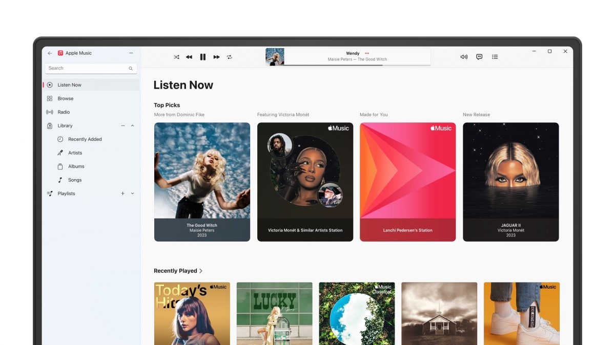 Apple Music Windowsille.