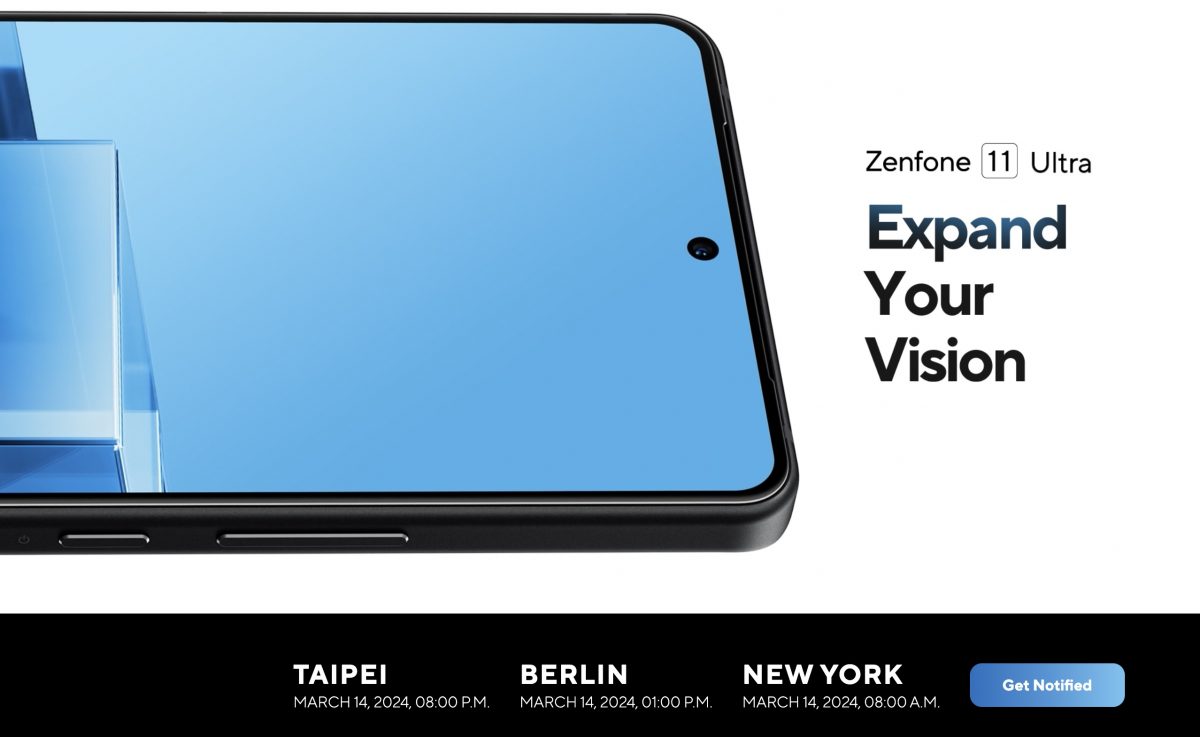 Asus esittelee Zenfone 11 Ultran 14. maaliskuuta.