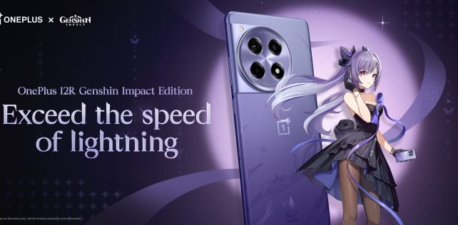 OnePlus julkisti 12R-puhelimestaan violetin Genshin Impact Edition -erikoisversion