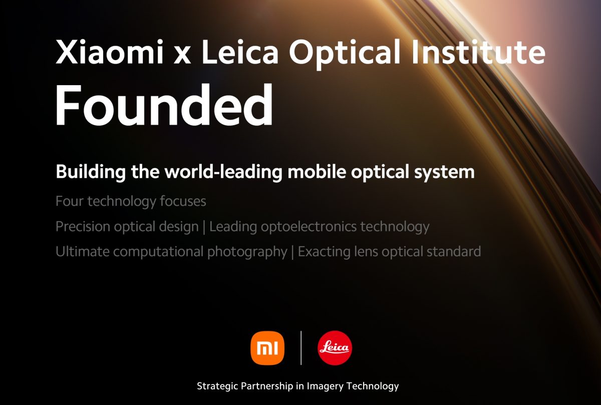 Xiaomi x Leica Optical Institute vahvistaa Xiaomin ja Leican yhteistyötä.