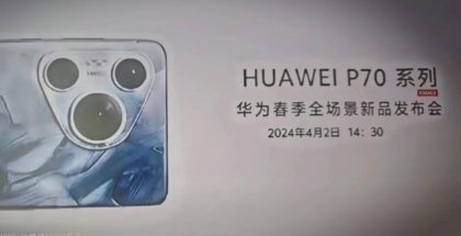 Huawei P70 -puhelimet voidaan julkistaa 2. huhtikuuta.
