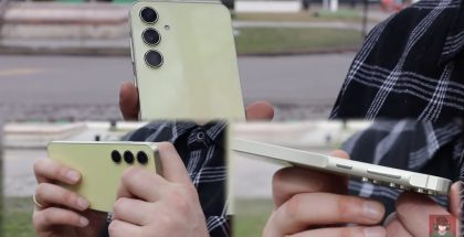 Samsung Galaxy A55 5G ennen julkistusta julkaistulla testivideolla.