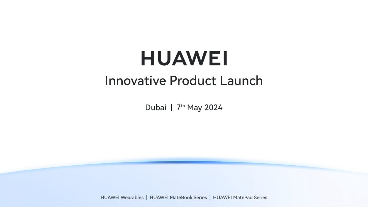 Huawei järjestää lanseeraustilaisuuden 7. toukokuuta Dubaissa.