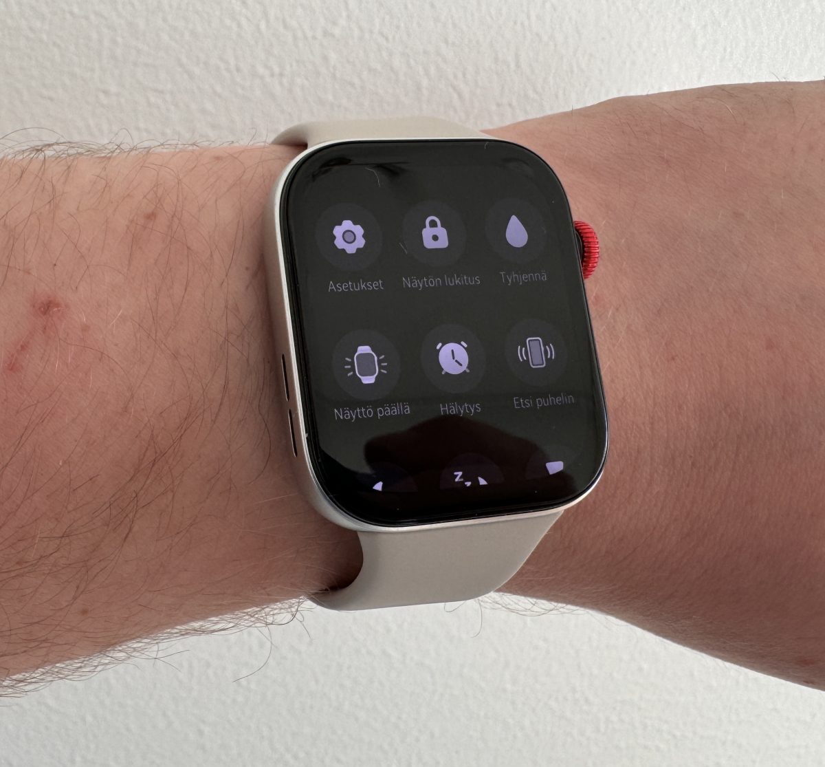 Huawei Watch Fit 3:n pika-asetusnäkymä.