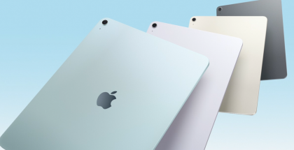 M2:lla varustetun iPad Airin eri värivaihtoehdot.