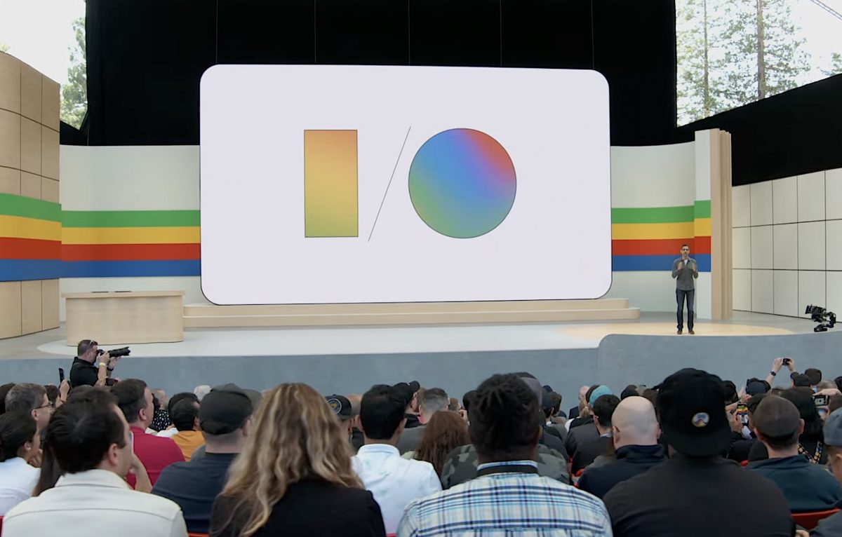Googlen toimitusjohtaja Sundar Pichai avasi Google I/O:n.